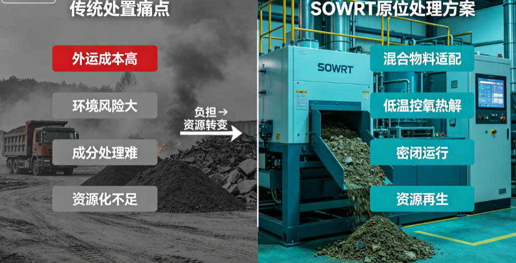 <b>工业固废处理设备的应用——SOWRT固废垃圾处理设</b>