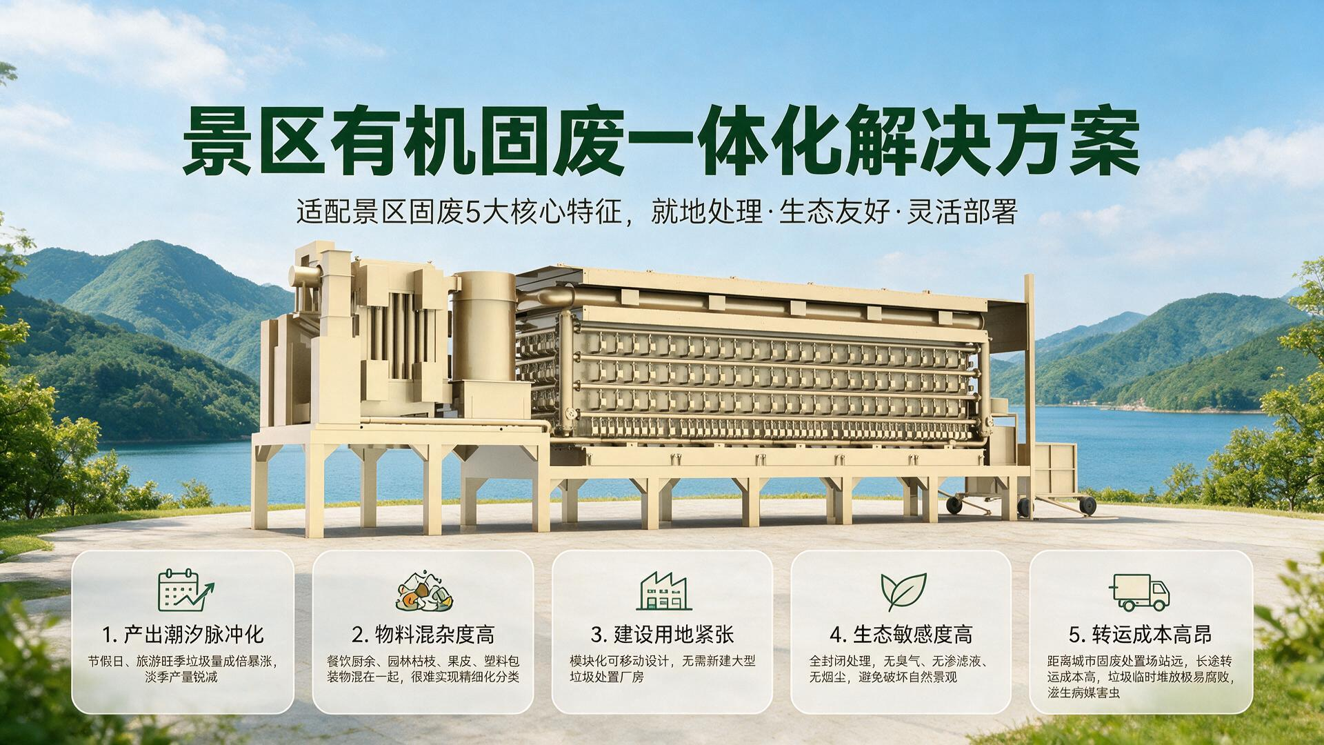 <b>读景区有机固废特点，破解景区就地处置痛点</b>